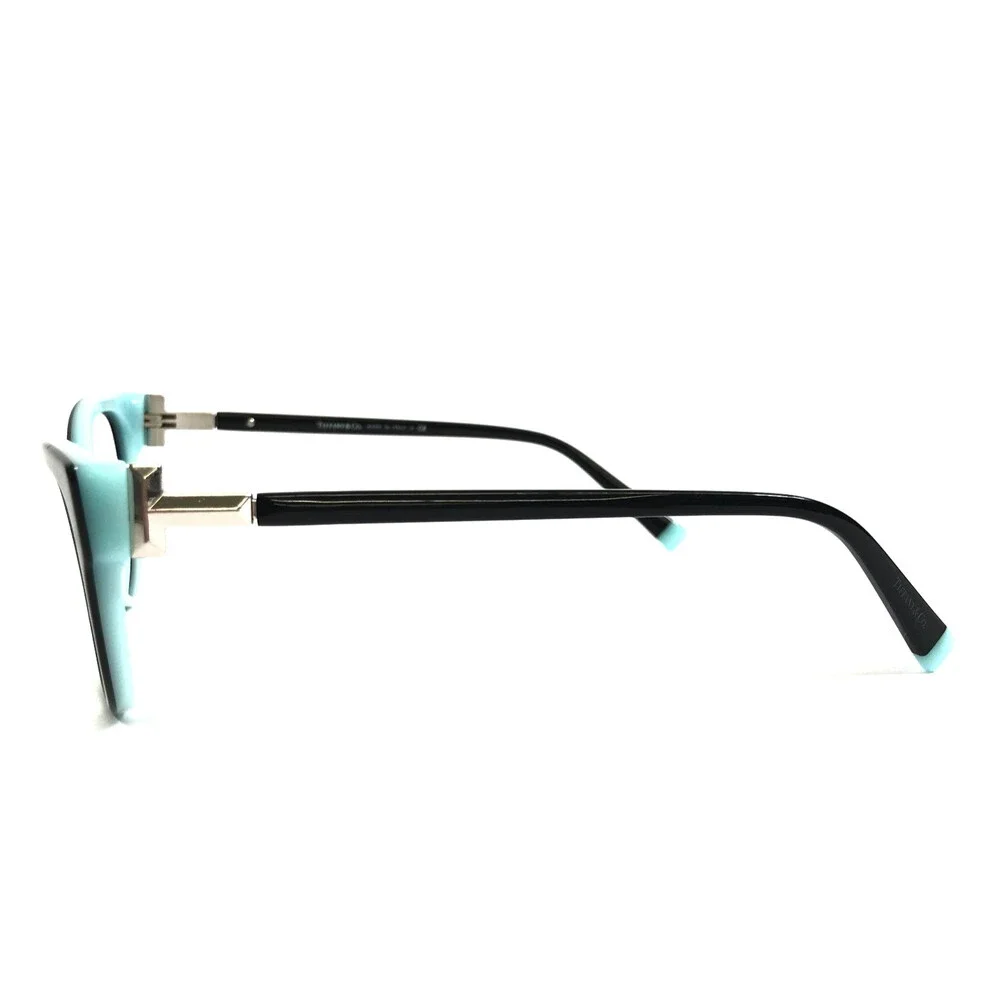Tiffany & Co. Eyeglasses Frame TF2196 8055 Black on Blue Silver 52-16-140